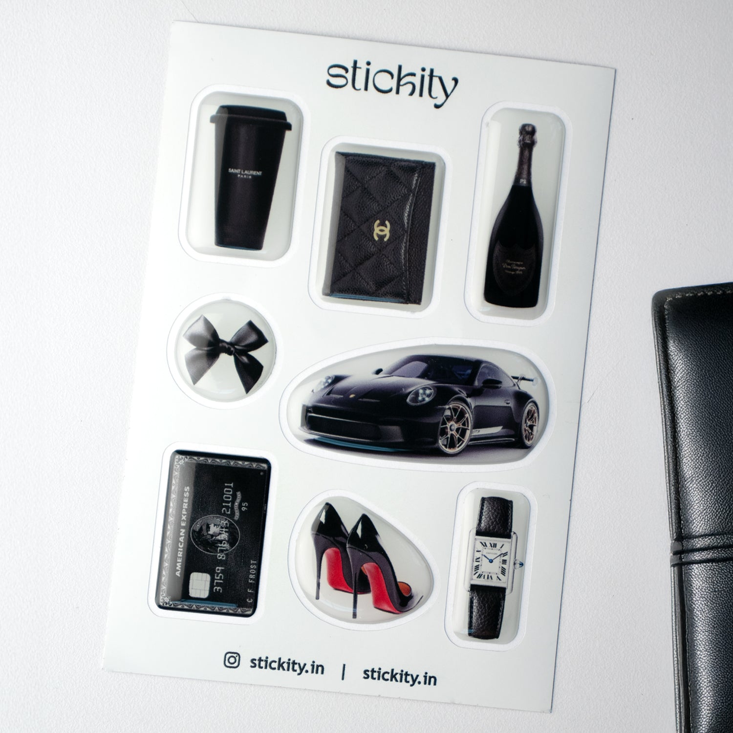 Black Manifestation Sticker Pack