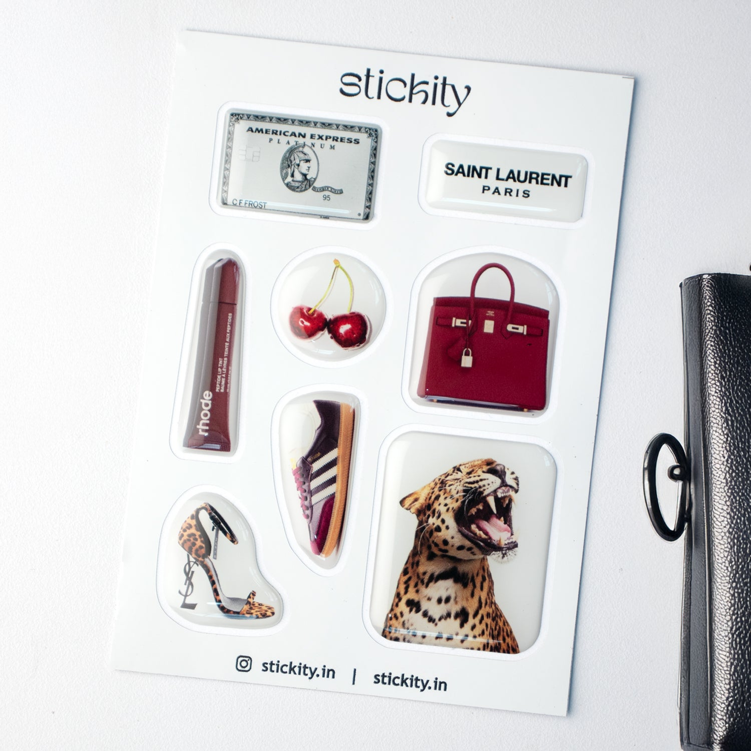 Wild Girl with a Wallet Sticker Pack