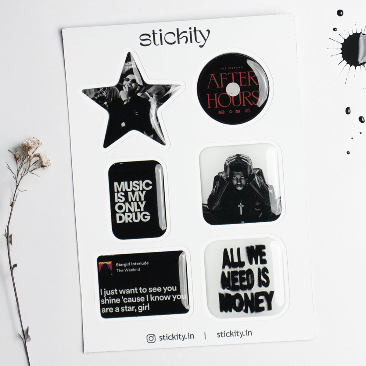 Starboy Sticker Pack
