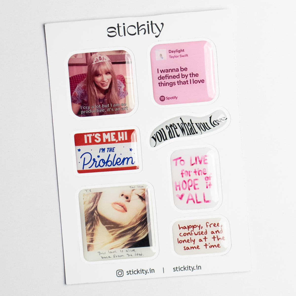 Hopeful Romantic Sticker Pack