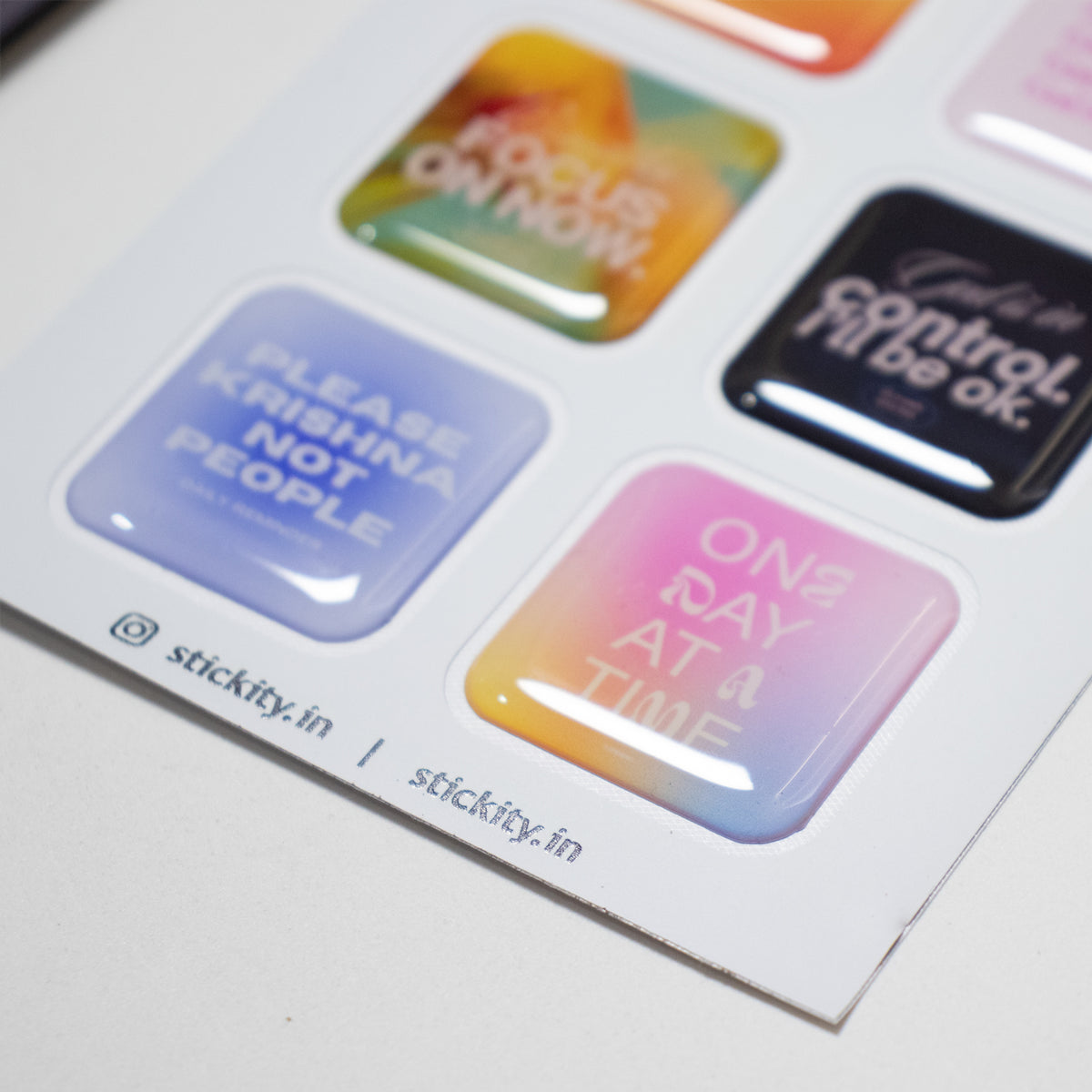 Anchored In Faith Sticker Pack
