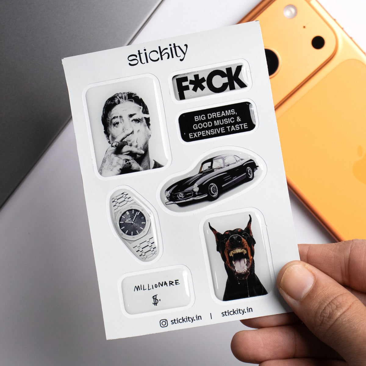 Millionaire Mood Sticker Pack