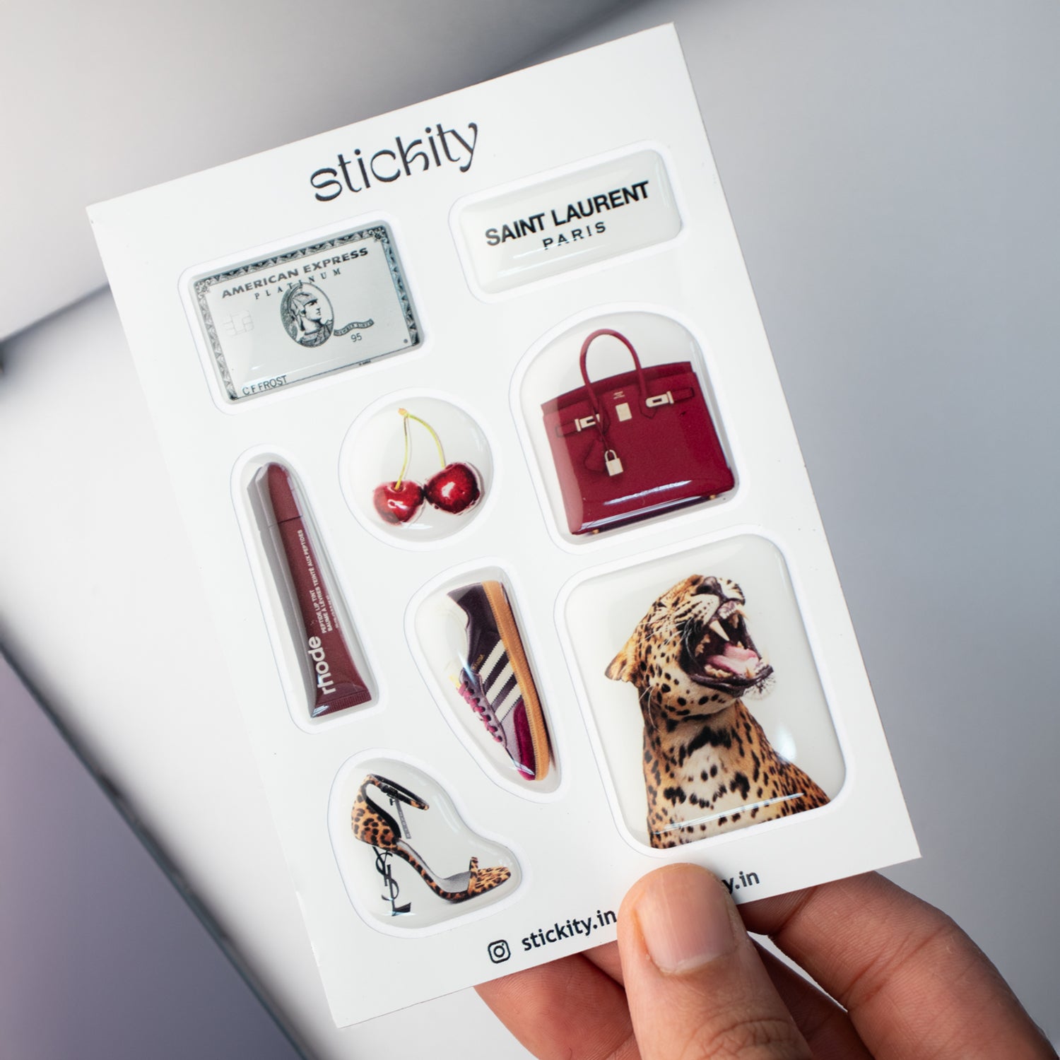 Wild Girl with a Wallet Sticker Pack