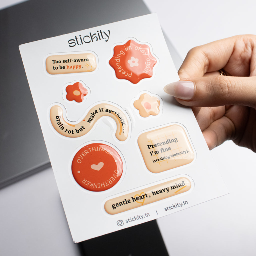 Overthinker Club Sticker Pack