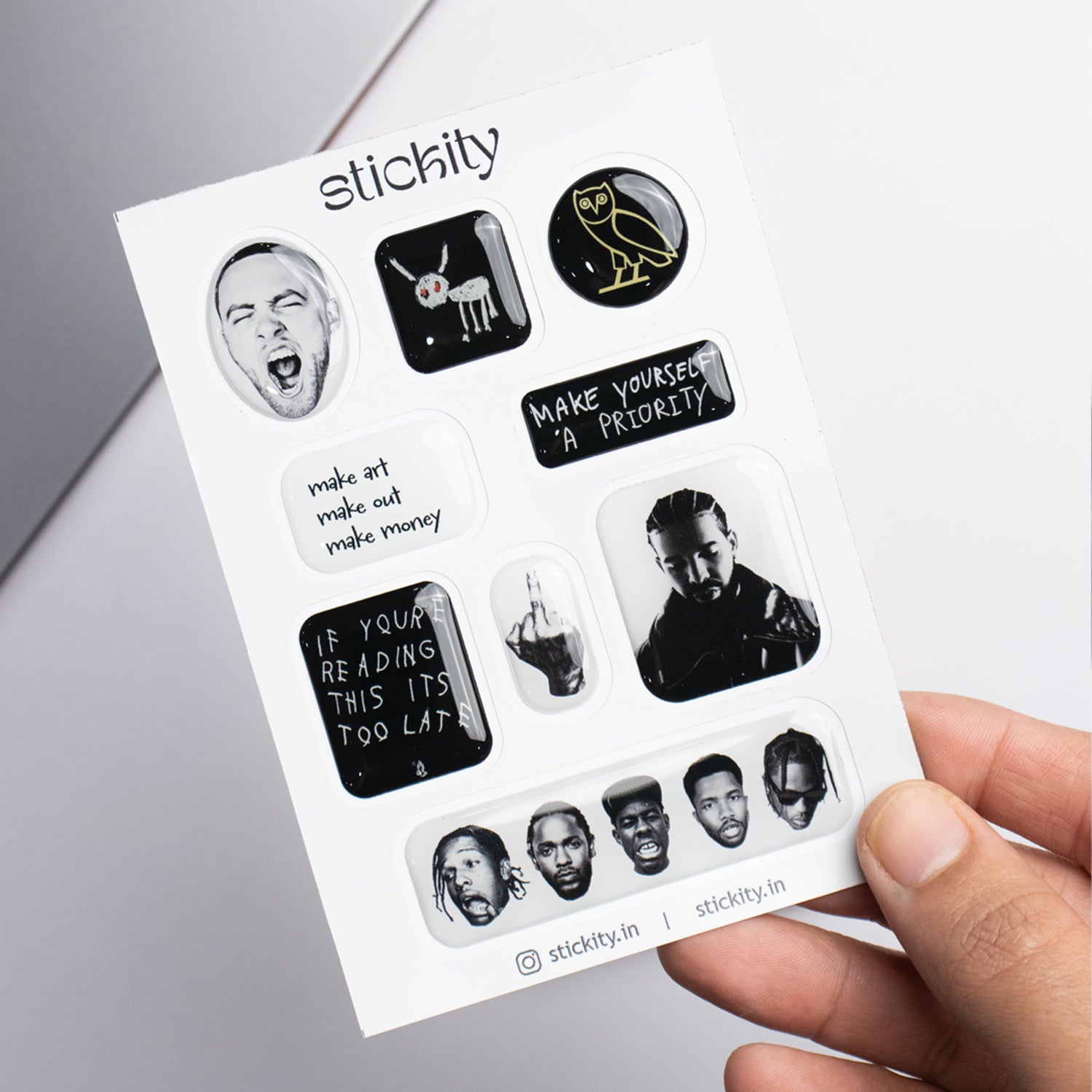 Midnight Playlist Sticker Pack