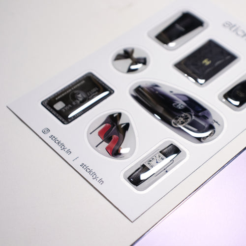 Black Manifestation Sticker Pack