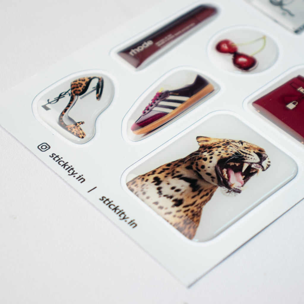 Wild Girl with a Wallet Sticker Pack
