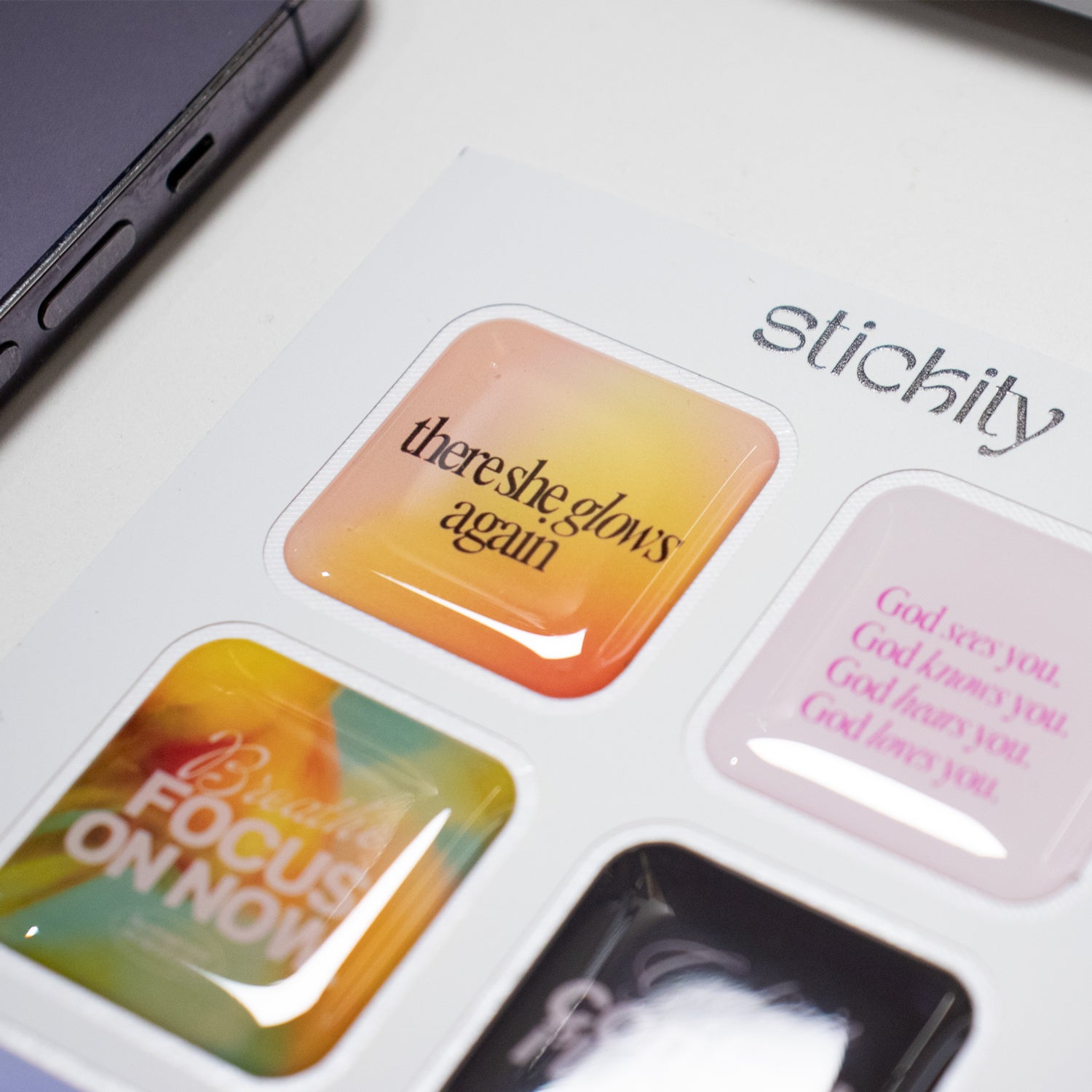 Anchored In Faith Sticker Pack