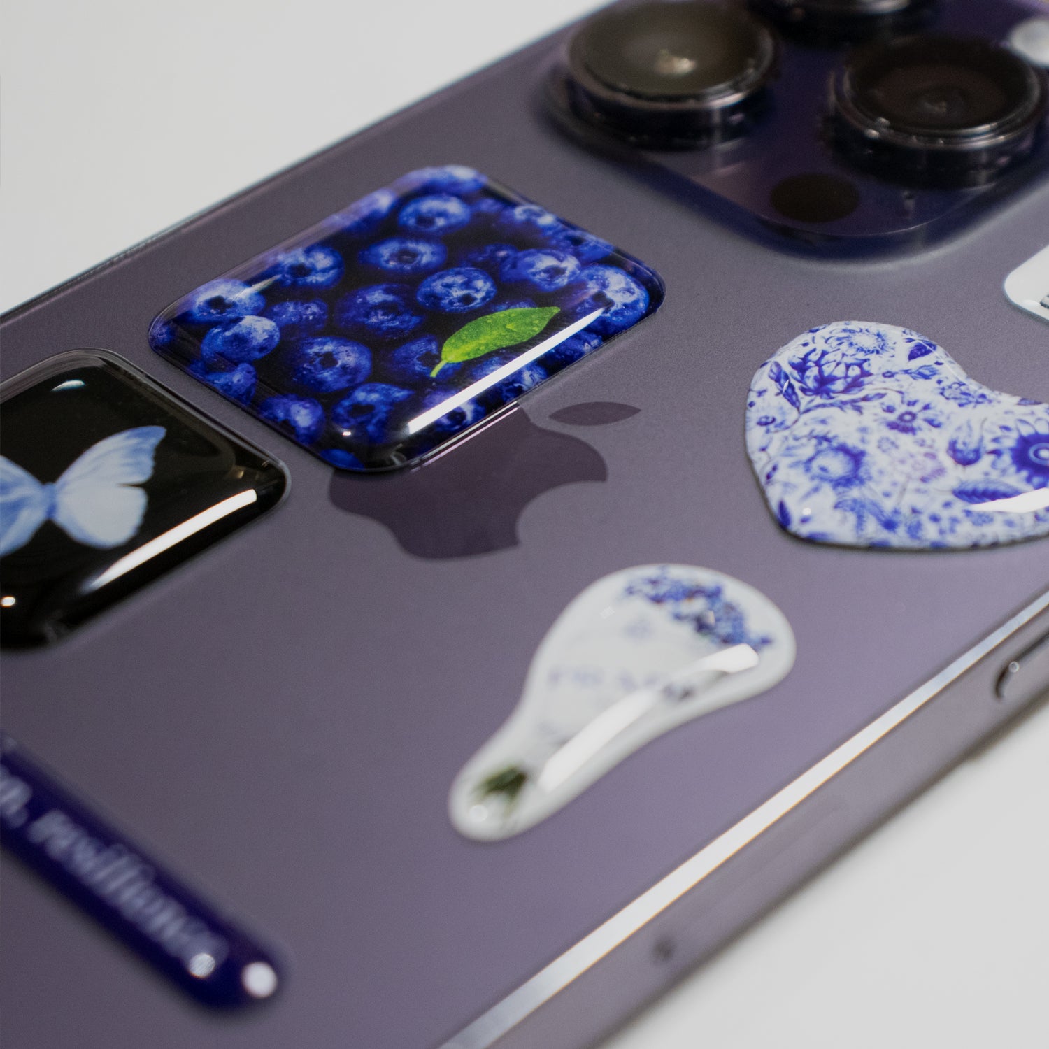 Blueberries and Flowers Sticker Pack