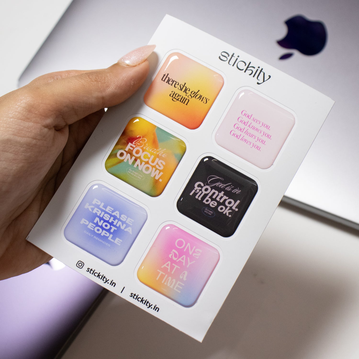 Anchored In Faith Sticker Pack