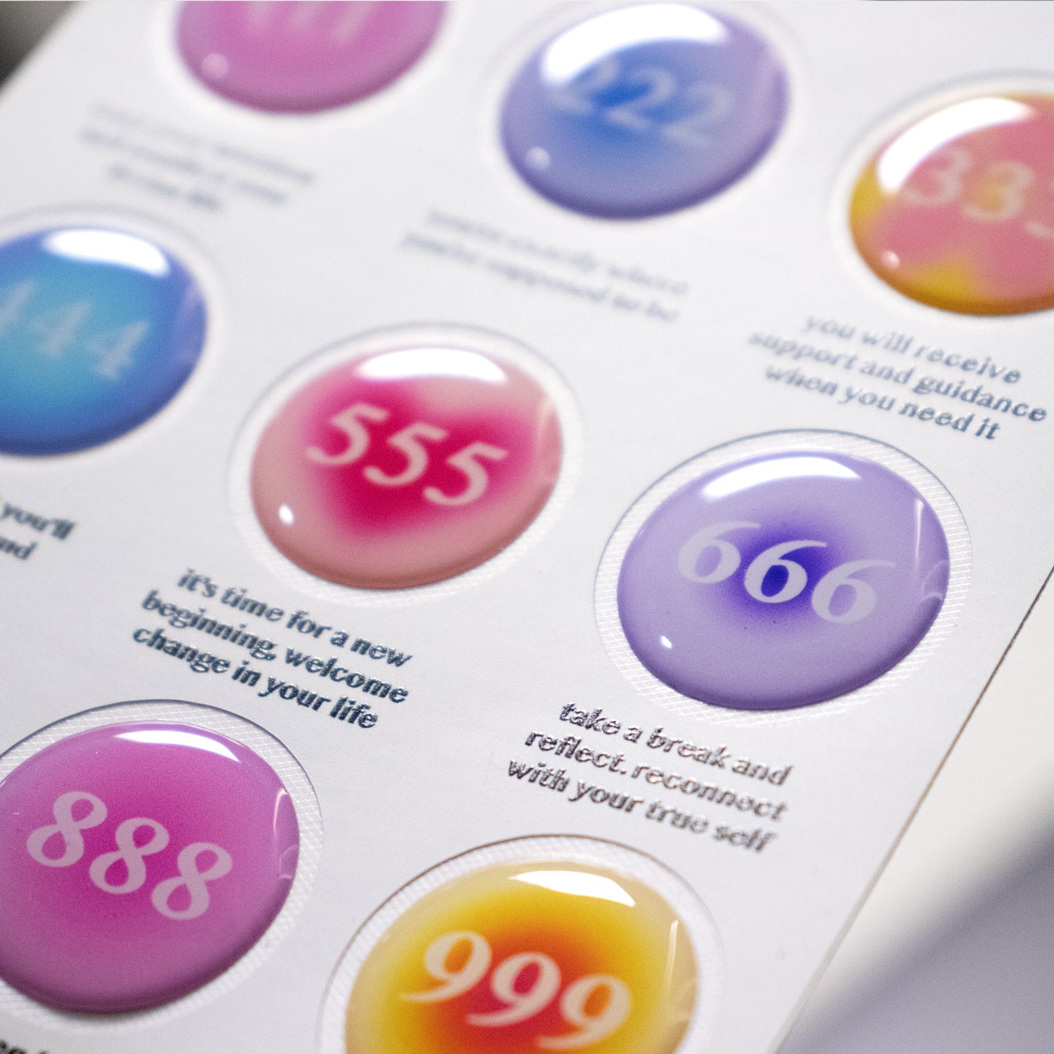 Angel Numbers Sticker Pack
