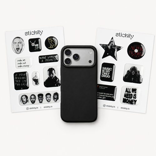 After Hours iPhone case and two sticker pack bundle